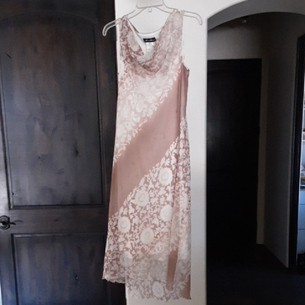 Elegant Sheer Overlay Dress